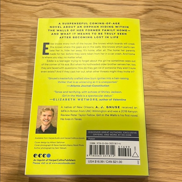 A.J. Gnuse 'Girl in the Walls' Novel - Picture 5 of 5